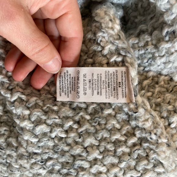 Free People chunky knit mock neck sweater - Picture 4 of 5